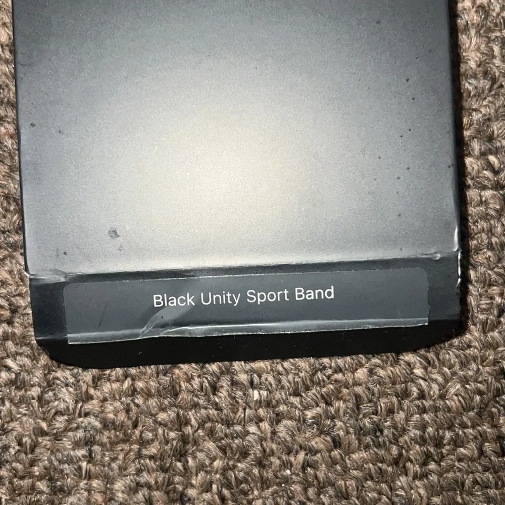 Black unity Apple Watch band